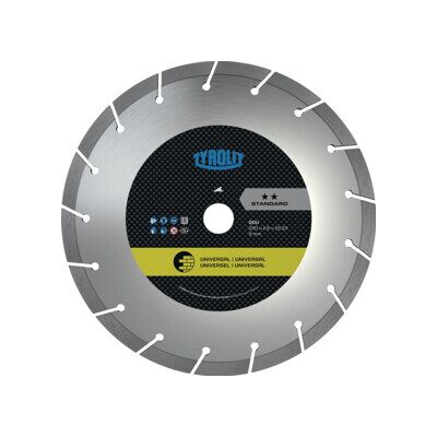 TYROLIT Disque de tronçonnage diamanté STANDARD** Universel, ⌀ disque : 180mm (467446) - Publicité TYROLIT Disque de tronçonnage diamanté STANDARD** Universel, ⌀ disque : 180mm (467446) - Publicité