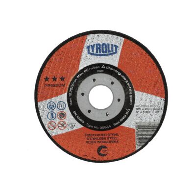 TYROLIT Disque de tronçonnage PREMIUM***, ⌀ disque : 115 mm, 563300 115 (35937) - Publicité TYROLIT Disque de tronçonnage PREMIUM***, ⌀ disque : 115 mm, 563300 115 (35937) - Publicité