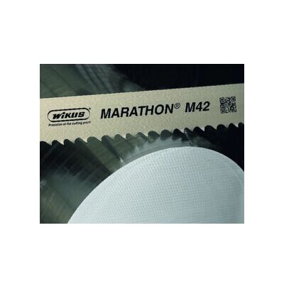 Lame de scie à bande Marathon M42 2700x27x0,9 mm 5-8 Dents/pouce - Publicité Lame de scie à bande Marathon M42 2700x27x0,9 mm 5-8 Dents/pouce - Publicité