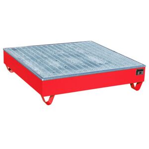 Bauer AW-4/A/PE Bac de Récupération Rouge Feu - Solution de Stockage - Publicité Bauer AW-4/A/PE Bac de Récupération Rouge Feu - Solution de Stockage - Publicité