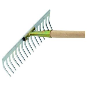 FLORA Râteau de jardin professionnel 16 dents Largeur 42 cm avec tête pivotante (02201/16) - Publicité FLORA Râteau de jardin professionnel 16 dents Largeur 42 cm avec tête pivotante (02201/16) - Publicité
