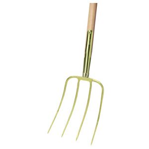 Fourche à fumier IDEAL - 4 dents - Manche long en frêne 135cm - Publicité Fourche à fumier IDEAL - 4 dents - Manche long en frêne 135cm - Publicité