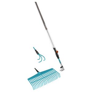 Offre complète combisystem GARDENA (balai râteau + cultivateur + gratte-joint + manche) (03087-20) - Publicité Offre complète combisystem GARDENA (balai râteau + cultivateur + gratte-joint + manche) (03087-20) - Publicité