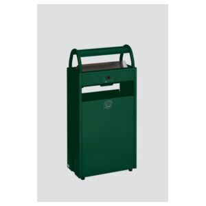 VAR Collecteur de déchets/cendrier B 48 vert mousse 9 l/60 l (45035) - Publicité VAR Collecteur de déchets/cendrier B 48 vert mousse 9 l/60 l (45035) - Publicité