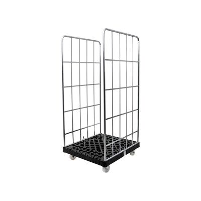 Conteneur roulant STIER 2 parois, galvanisé, plateau coulissant en plastique, LxlxH 815x724x1 630 mm (905306) - Publicité Conteneur roulant STIER 2 parois, galvanisé, plateau coulissant en plastique, LxlxH 815x724x1 630 mm (905306) - Publicité