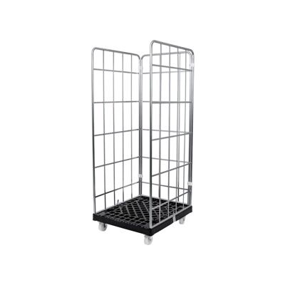 Conteneur roulant STIER 3 parois, galvanisé, plateau coulissant en plastique LxlxH 815x724x1 630 mm (904611) - Publicité Conteneur roulant STIER 3 parois, galvanisé, plateau coulissant en plastique LxlxH 815x724x1 630 mm (904611) - Publicité