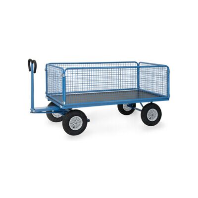 fetra Chariot à plateaux manuels 6436L - charge max. 1250kg, pneus gonflables (6436L) - Publicité fetra Chariot à plateaux manuels 6436L - charge max. 1250kg, pneus gonflables (6436L) - Publicité