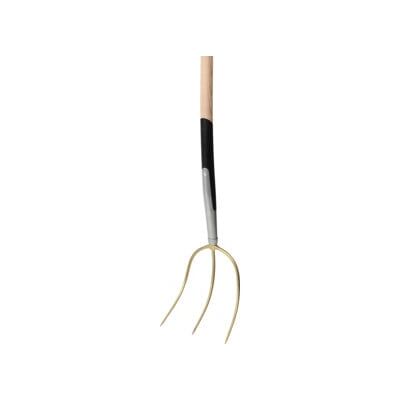 Floraworld Fourche de jardin - 3 dents acier, long manche en frêne - Outil de jardin - Publicité Floraworld Fourche de jardin - 3 dents acier, long manche en frêne - Outil de jardin - Publicité