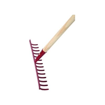 Floraworld 010651 Râteau de jardin - 14 dents, Manche en bois, 350 mm - Publicité Floraworld 010651 Râteau de jardin - 14 dents, Manche en bois, 350 mm - Publicité