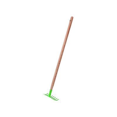 floraworld Râteau enfant avec manche 75 cm 8 dents (011123) - Publicité floraworld Râteau enfant avec manche 75 cm 8 dents (011123) - Publicité