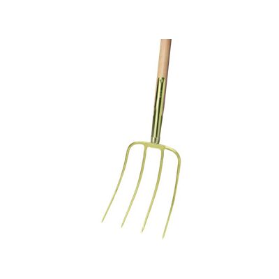 Fourche à fumier IDEAL - 4 dents - Manche long en frêne 135cm - Publicité Fourche à fumier IDEAL - 4 dents - Manche long en frêne 135cm - Publicité