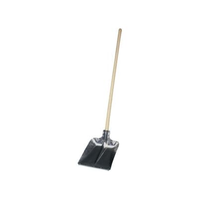 Pelle en aluminium Kerbl Modèle 9 avec bord et manche de qualité - Publicité Pelle en aluminium Kerbl Modèle 9 avec bord et manche de qualité - Publicité