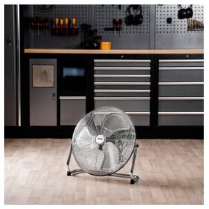 Ventilateur STIER, 145 W, ventilateur de plancher aspect métallique, diamètre 50 cm, 3 niveaux de ventilation, pour intérieur et extérieur, ventilateur puissant (903411) - Publicité Ventilateur STIER, 145 W, ventilateur de plancher aspect métallique, diamètre 50 cm, 3 niveaux de ventilation, pour intérieur et extérieur, ventilateur puissant (903411) - Publicité