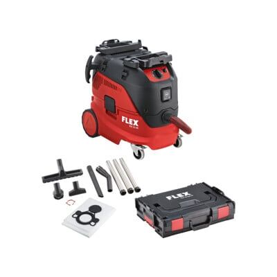 Flex Aspirateur de sécurité VCE 33 LAC-Set + sacs filtrants en non-tissé avec nettoyage automatique, 30 l, classe L (471186) - Publicité Flex Aspirateur de sécurité VCE 33 LAC-Set + sacs filtrants en non-tissé avec nettoyage automatique, 30 l, classe L (471186) - Publicité