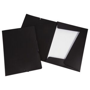 Chemise à élastique Eichner PP A4 + 3 rabats à ailettes et élastique de serrage en coin noir (9038-00740) - Publicité Chemise à élastique Eichner PP A4 + 3 rabats à ailettes et élastique de serrage en coin noir (9038-00740) - Publicité