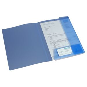 Chemise PP Eichner A4 avec rabats, bleu-transparent (9038-00075) - Publicité Chemise PP Eichner A4 avec rabats, bleu-transparent (9038-00075) - Publicité