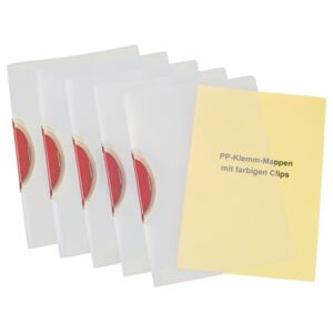 Chemises à pince en PP Eichner 0,45 mm, transparent clair (9218-00910) - Publicité Chemises à pince en PP Eichner 0,45 mm, transparent clair (9218-00910) - Publicité