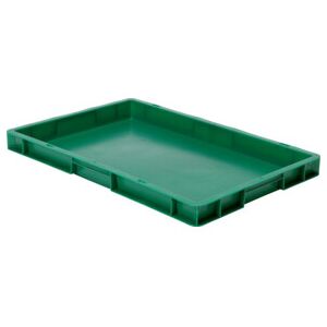 Conteneur de transport gerbable L600xl400xH50mm rouge PP poignée traversante par ; LA-KA-PE (TK600/50-0 ROT) - Publicité Conteneur de transport gerbable L600xl400xH50mm rouge PP poignée traversante par ; LA-KA-PE (TK600/50-0 ROT) - Publicité