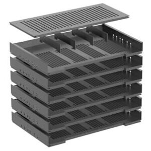 Hettich Tiroir en acier pour formulaires avec séparateurs Systema Top 2000 75498 KF noir (75498) - Publicité Hettich Tiroir en acier pour formulaires avec séparateurs Systema Top 2000 75498 KF noir (75498) - Publicité