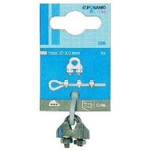 PÖSAMO Câble métallique petit diamètre DIN 741 A4 3,0 mm/M4 1/8 - Publicité PÖSAMO Câble métallique petit diamètre DIN 741 A4 3,0 mm/M4 1/8 - Publicité