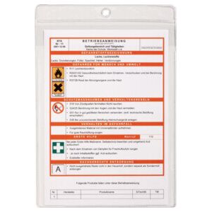 Pochette à suspendre DIN A4 transparent film PP pour documents avec oeillet 10pcs ; Durable (230719) - Publicité Pochette à suspendre DIN A4 transparent film PP pour documents avec oeillet 10pcs ; Durable (230719) - Publicité