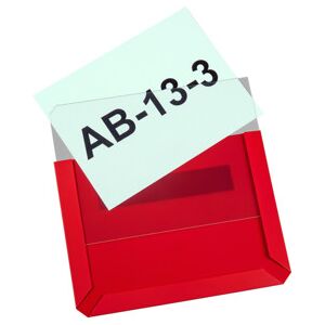 Pochette transparente magnétique Eichner en PVC rigide DIN A6 horizontal 154 x 114 x 3 mm rouge (9218-02953-05) - Publicité Pochette transparente magnétique Eichner en PVC rigide DIN A6 horizontal 154 x 114 x 3 mm rouge (9218-02953-05) - Publicité