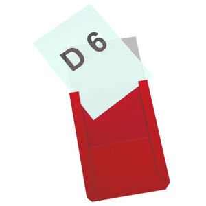 Pochette transparente magnétique Eichner en PVC rigide DIN A6 vertical 114 x 154 x 3 mm rouge (9218-02952-05) - Publicité Pochette transparente magnétique Eichner en PVC rigide DIN A6 vertical 114 x 154 x 3 mm rouge (9218-02952-05) - Publicité