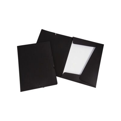 Chemise à élastique Eichner PP A4 + 3 rabats à ailettes et élastique de serrage en coin noir (9038-00740) - Publicité Chemise à élastique Eichner PP A4 + 3 rabats à ailettes et élastique de serrage en coin noir (9038-00740) - Publicité