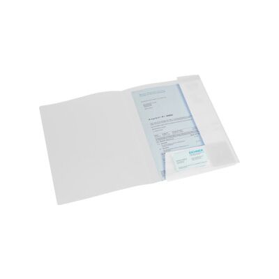 Chemise PP Eichner A4 avec rabats, blanc, œillet de classement (9038-00072) - Publicité Chemise PP Eichner A4 avec rabats, blanc, œillet de classement (9038-00072) - Publicité