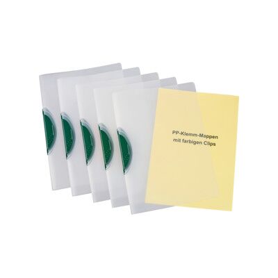 Chemises à pince PP Eichner 0,45mm, vert clair transparent (9218-00912) - Publicité Chemises à pince PP Eichner 0,45mm, vert clair transparent (9218-00912) - Publicité