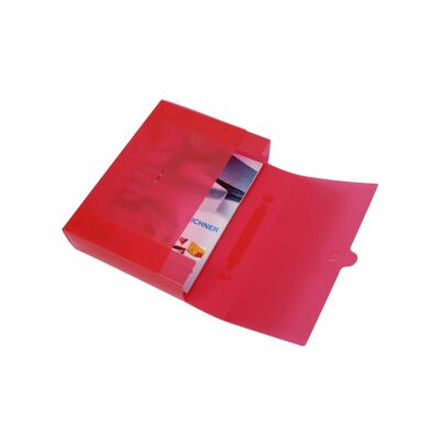 Fardes à courrier PP Eichner A4 avec poignée, hauteur de remplissage 65 rouge (9218-00723) - Publicité Fardes à courrier PP Eichner A4 avec poignée, hauteur de remplissage 65 rouge (9218-00723) - Publicité