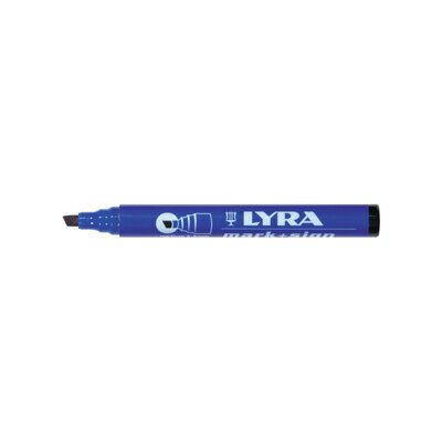 Lyra Feutre bleu 111 pointe biseautée 2-6 mm (L4010051) - Publicité Lyra Feutre bleu 111 pointe biseautée 2-6 mm (L4010051) - Publicité