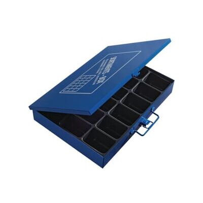 Dinzl Boîte de rangement 18 compartiments tôle 50 × 340 × 240 mm bleu mousse pressée ; Industrial Quality Supplies (9897 BLAU) - Publicité Dinzl Boîte de rangement 18 compartiments tôle 50 × 340 × 240 mm bleu mousse pressée ; Industrial Quality Supplies (9897 BLAU) - Publicité