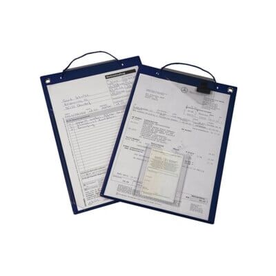 Pochette et support de documents avec fermeture velcro et 2 compartiments DIN A4 bleu UE=10 pcs. ; Eichner (9015-00460) - Publicité Pochette et support de documents avec fermeture velcro et 2 compartiments DIN A4 bleu UE=10 pcs. ; Eichner (9015-00460) - Publicité