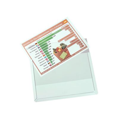 Pochette transparente magnétique Eichner en PVC dur DIN A4 paysage, gris (9218-01820-11) - Publicité Pochette transparente magnétique Eichner en PVC dur DIN A4 paysage, gris (9218-01820-11) - Publicité