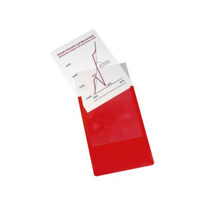 Pochette transparente magnétique Eichner en PVC dur DIN A4 vertical, rouge (9218-01819-05) - Publicité Pochette transparente magnétique Eichner en PVC dur DIN A4 vertical, rouge (9218-01819-05) - Publicité