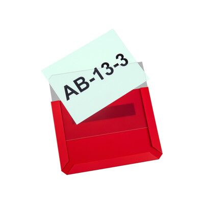 Pochette transparente magnétique Eichner en PVC rigide DIN A6 horizontal 154 x 114 x 3 mm rouge (9218-02953-05) - Publicité Pochette transparente magnétique Eichner en PVC rigide DIN A6 horizontal 154 x 114 x 3 mm rouge (9218-02953-05) - Publicité