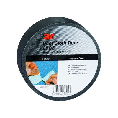 Ruban en tissu Scotch® 2903 noir L.50m B.48mm Rl.3M (7100098695) - Publicité Ruban en tissu Scotch® 2903 noir L.50m B.48mm Rl.3M (7100098695) - Publicité