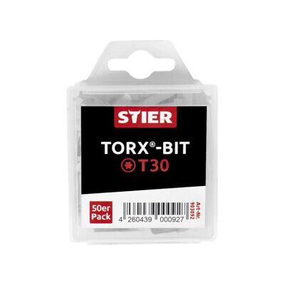 Grand pack d'embouts STIER TX T30 50x (903092) - Publicité Grand pack d'embouts STIER TX T30 50x (903092) - Publicité