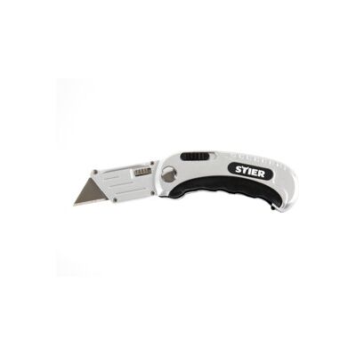 Cutter repliable avec lame interchangeable STIER (902527) - Publicité Cutter repliable avec lame interchangeable STIER (902527) - Publicité