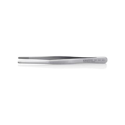 Brucelles de précision, forme émoussée Knipex (92 64 43) - Publicité Brucelles de précision, forme émoussée Knipex (92 64 43) - Publicité