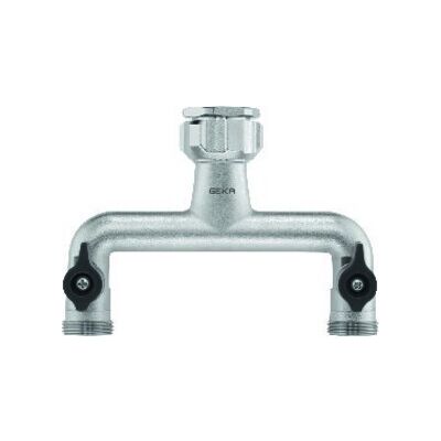 Vanne à deux voies Geka - Laiton G3/4" G1" pour jardin & maison - Publicité Vanne à deux voies Geka - Laiton G3/4" G1" pour jardin & maison - Publicité