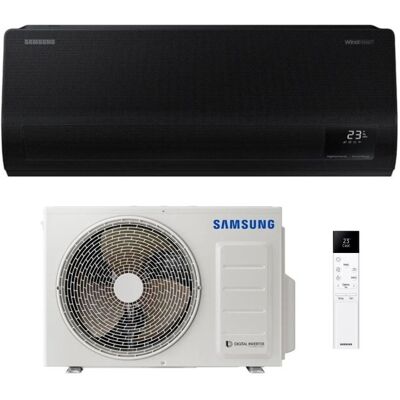 Climatiseur Samsung Monosplit Windfree Black 9000 BTU AR70F09C1ABNEU Inverter R-32 Wi-Fi Classe A+++ - Publicité Climatiseur Samsung Monosplit Windfree Black 9000 BTU AR70F09C1ABNEU Inverter R-32 Wi-Fi Classe A+++ - Publicité