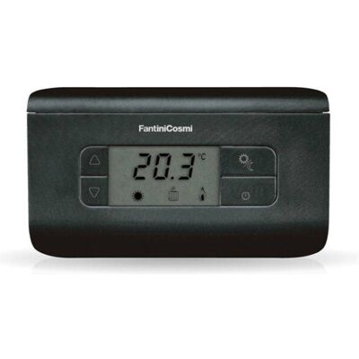 FANTINI COSMI Thermostat d'Intérieur Numérique - Antracite - Contrôle Précis - Publicité FANTINI COSMI Thermostat d'Intérieur Numérique - Antracite - Contrôle Précis - Publicité