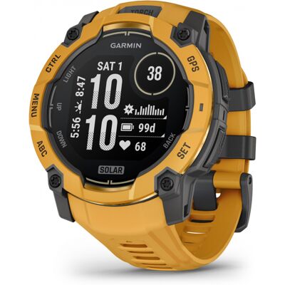 Garmin Instinct® 3 50mm gris solaire Sunburst - Publicité Garmin Instinct® 3 50mm gris solaire Sunburst - Publicité