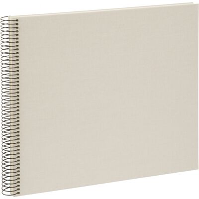 Goldbuch Album spirale 25323 Bella Vista 35x30cm gris sable - Publicité Goldbuch Album spirale 25323 Bella Vista 35x30cm gris sable - Publicité