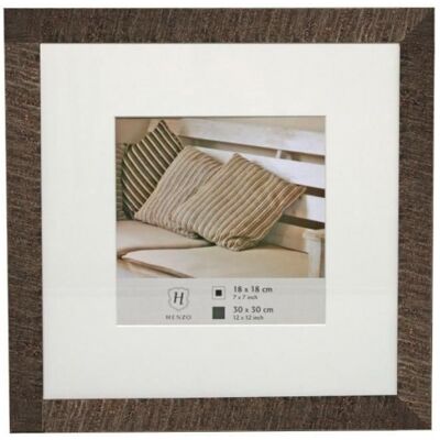 Henzo Driftwood cadre en bois 40x40 brun foncé - Publicité Henzo Driftwood cadre en bois 40x40 brun foncé - Publicité