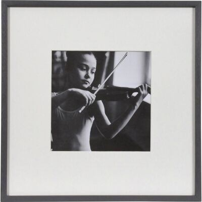 Henzo Viola cadre en bois 30x30 gris foncé - Publicité Henzo Viola cadre en bois 30x30 gris foncé - Publicité