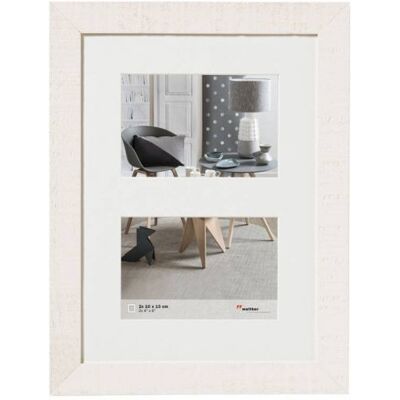 Walther Galerie HO215V Home 2x 10x15cm blanc polaire - Publicité Walther Galerie HO215V Home 2x 10x15cm blanc polaire - Publicité