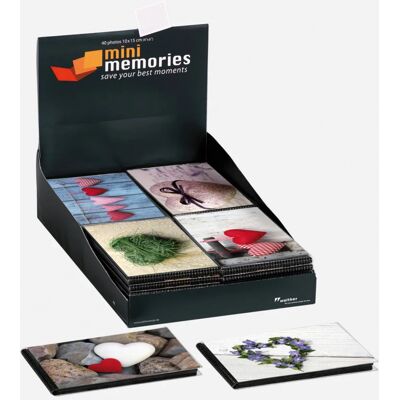 Walther MA-507 Mini Memoris Hearts Album à insérer pour 40x10x15 assortis - Publicité Walther MA-507 Mini Memoris Hearts Album à insérer pour 40x10x15 assortis - Publicité